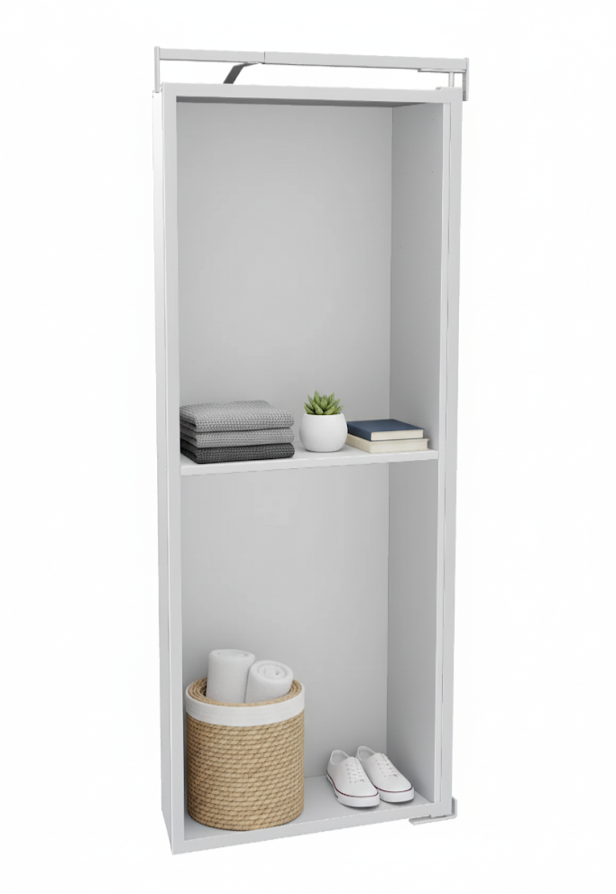 Inzetkast met 2 vakken